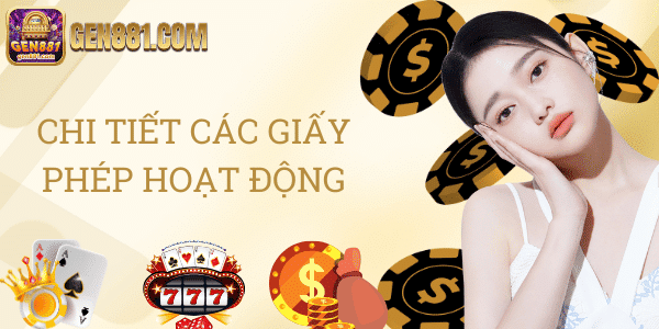 Chi tiết các giấy phép hoạt động